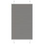 Plisuotas roletas antracitas 70x150 cm audinio plotis 69,4 cm