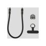 Lanberg USB-C M/M Lanyard/Keychain Cable, 0.3 m, 240 W | CA-CMCM-10LN-0003-BK