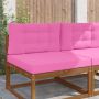 Lauko sofa pagalvėlė 2 pcs Rožinė Poliesteris