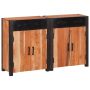 Kabalas 2 pcs Ruda 110 x 30 x 75 cm Kietos akacijos mediena
