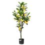 Dirbtinis citrinmedis, žalios spalvos, 120cm, 136 lapai