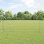 Tvora su stulpais Sidabro 1 x 10 m Plienas ir PVC
