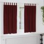 Užtemdymo užuolaidos 2 pcs Vyno raudona 140 x 175 cm Aksomas