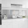 Virtuvės užpakalinė plokštė 2 pcs Šviesiai pilka 90 x 50 cm