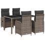 Lauko valgomojo komplektas su pagalve 5 pcs