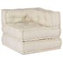 Modulinė sofa 3 pcs Kreminė Audinys