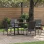 Sodo valgomojo komplektas 5 pcs Juoda Plienas