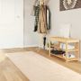 Kilimas Spauda Kreminė 450 x 80 cm Poliesteris ir PVC