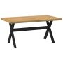 valgomojo stalas NOAIN X formos kojos 160x90x75 cm