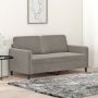 Dvivietė sofa, šviesiai pilkos spalvos, 140cm, aksomas