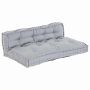 Modulinė sofa 2 pcs Pilka 120 x 80 x 38 cm audinys