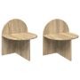 Naktinis staliukas 2 pcs Sonoma ąžuolas 40 x 35,5 x 45,5 cm