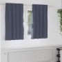 Užuolaidos su žiedais, blokuojančios šviesą 2 pcs Antracitas
