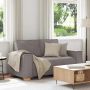 Dvivietė sofa, pilkai ruda, 160x78x84 cm, audinys