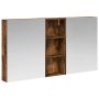 Vonios spintos komplektas su lentyna 3 pcs 130 x 14,5 x 70 cm