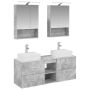 Vonios baldų rinkinys 5 pcs Betono pilka