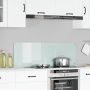 Virtuvės užpakalinė plokštė Balta 120 x 40 cm grūdintas stiklas