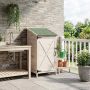 Sodo Sandėlys Balta 59,5 x 56 x 113,5 cm Apdirbta mediena