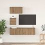TV spintelių komplektas 4 pcs Amatininkų ąžuolas