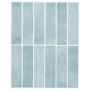 Stačiakampė plytelė 20 pcs Pilkai žalia 29 x 23 x 0,08 cm