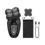 Philips Head Shaver | Pro 5000 Series HS5980/15 | Operating time (max) 60 min | Wet & Dry | Lithium | Deep Black
