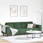 Sofa Tamsiai žalia 250 x 77 x 76 cm Kordūrinis audinys