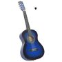 Klasikinė gitara pradedantiesiems ir vaikams, mėlyna, 3/4 36