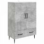 Kabalas Betono pilka 66 x 34,5 x 95 cm Apdirbta mediena