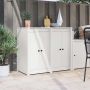 Virtuvės durys 2 pcs Balta 50 x 9 x 82 cm