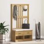 salės medis SANDNES 87x40x159,5 pušies masyvo