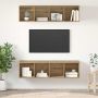 TV spintelių komplektas 2 pcs Amatininkų ąžuolas