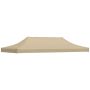 Proginės palapinės stogas, smėlio spalvos, 6x3m, 270 g/m²