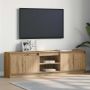 TV vienetai 2 pcs Ruda 180 x 34 x 50 cm Apdirbta mediena