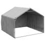 Lauko šunų voljeras su stogeliu, 2x2x1,5 m, cinkuotas plienas