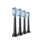 Philips | Replacement brush heads | HX9044/88 Sonicare Premium Plaque Defence | Heads | For adults | Number of brush heads included 4 | Black