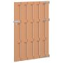 Sodo vartai 100 x 150 cm WPC ir aliuminis Ruda