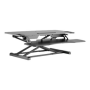 Darbo stalas DA-90380-1 Ergonomic Workspace Riser, juodos spalvos
