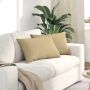 Sofa Pagalvės 2 pcs Pilkai žalia 60 x 40 cm Kordūrinis audinys
