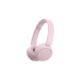 Sony ausinės WH-CH520, rožinės spalvos, Bluetooth, belaidis