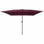 Sodo skėtis Bordo raudona 295 x 295 x 245 cm