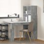 Stalas Betono pilka 122 x 67 x 145 cm Apdirbta mediena