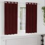 Užtemdymo užuolaidos 2 pcs Vyno raudona 140 x 175 cm Aksomas
