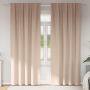 Užuolaidos su žiedais, blokuojančios šviesą 2 pcs Taupe
