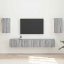 TV spintelių komplektas 5 pcs Pilkas Sonoma Apdirbta mediena