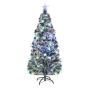 Apšviesta Kalėdų eglutė su stovu ir LED, 180cm, optinis pluoštas