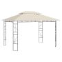 Pavėsinė, kreminės spalvos, 4x3x2,7m, 160g/m²