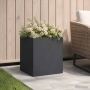 Sodo vazonas Juoda 45 x 45 x 45 cm Šaltai valcuotas plienas