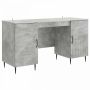 Stalas Betono pilka 142,5 x 50 x 75 cm Apdirbta mediena