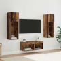 TV sieniniai spintelės 4 pcs Amatininkų ąžuolas