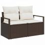 Sodo sofa su pagalve 120 x 62 x 69 cm poliratanas